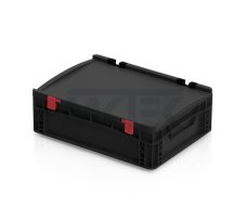 ESD Euro prepravka s vekom 400x300x135 mm