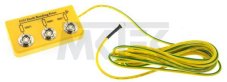 ESD uzemňovací box 3x10mm, káblik 3m
