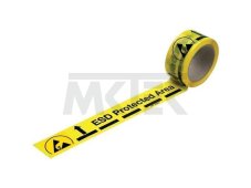 Žltá páska na označenie ESD zóny 50mm x 66m