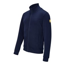 ESD Mikina na zips, tmavomodrá, Safeguard SafeComfort