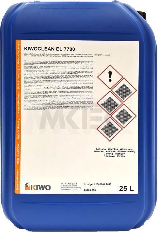Čistič šablón KIWOCLEAN EL 7700, 25 litrov