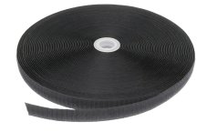 ESD suchý zips háčiková časť 20 mm čierny balenie 1 m SafeGuard