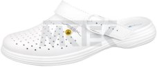 ESD Clogs, pracovná obuv Original plus, biela