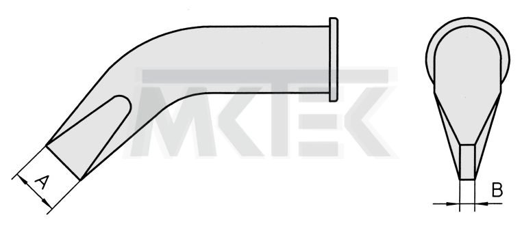 LHT EX Spájkovací hrot 7 x 2 mm