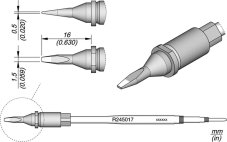 Spájkovací hrot R245017 JBC