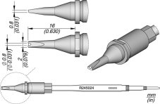 Spájkovací hrot R245024 JBC