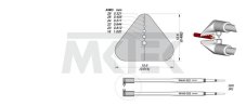 Odizolovacie čeľuste W440-023 JBC