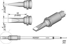 Spájkovací hrot R245021 JBC