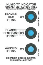 Indikátor vlhkosti 3 body 30-40-50