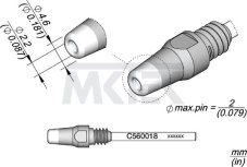 Odspájkovací hrot JBC C560-018