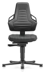 ESD stolička NEXXIT 1, integrálna pena, čierna