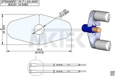 Odizolovacie čeľuste W14014G JBC