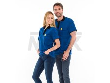 ESD polokošeľa, kráľovská modrá/čierna, Safeguard PRO PLUS