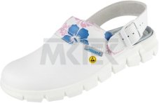 ESD Clogs, profesionálna obuv Dynamic, biela