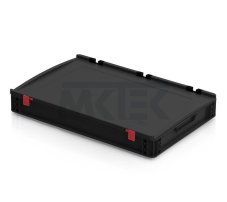 ESD Euro prepravka s vekom 600x400x95 mm