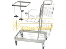 Upratovací vozík na vrecia 125 l, 900 x 550 x 1000 mm