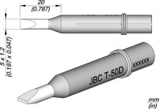 Spájkovací hrot 400507 JBC