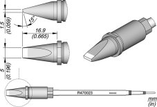 Spájkovací hrot R470023 JBC