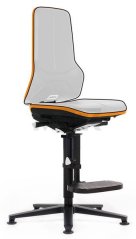 ESD stolička Neon 3, trvalo vodivá, oranžová