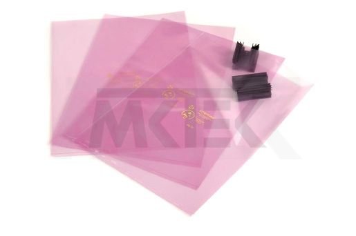 Ružové antistatické sáčky 406x508mm 50um