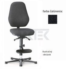 ESD stolička BASIC 3 so synchrónnou technológiou, čierna
