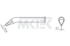 XT AX 30° Spájkovací hrot 1,6x0,7mm
