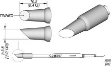 Spájkovací hrot C245797 JBC