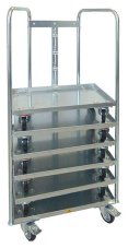 ESD Zberný vozík na transportné podvozky 675 x 445 x 1415 mm