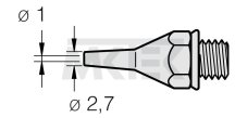 Odspájkovací hrot JBC 321200