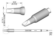 Spájkovací hrot C245735E JBC