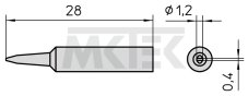 Spájkovací hrot XNT K