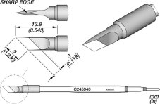 Spájkovací hrot C245940 JBC