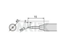 Spájkovací hrot GOOT PX-60RT-SB2