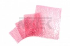 ESD ružové bublinkové vrecko 150x200 mm