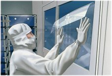 ESD samolepiaca polyesterová fólia DPF-SK-100