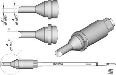 Spájkovací hrot R470-038 JBC