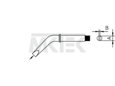 CT5BX7 Spájkovací hrot 2,4mm 370°C