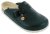 ESD clog 3412, hovädzia koža, čierno-biely