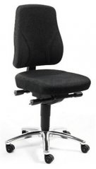 ESD stolička COMFORT PLUS, Standard, čierna