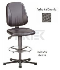ESD stolička Unitec 3, trvalo vodivá, sivá