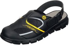 ESD Clogs, pracovná obuv Dynamic, čierna a žltá