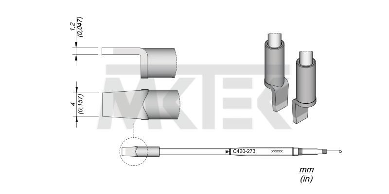 Spájkovací hrot JBC C420-273