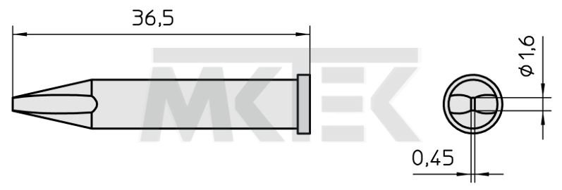 Spájkovací hrot XT ASL