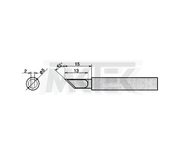 Spájkovací hrot GOOT PX-2RT-5K