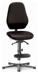 ESD stolička BASIC 3 so synchrónnou technológiou, imitácia kože