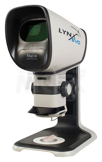 Stereomikroskop Lynx EVO so stojanom na stôl a prstencovým svetlom LED