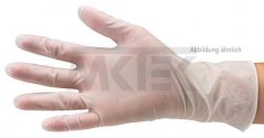 Antistatické vinylové rukavice bezpráškové