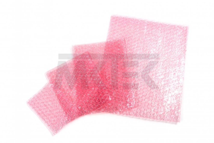 ESD ružové bublinkové vrecko 200x250 mm