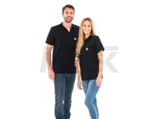 ESD polokošeľa, čierna, Safeguard PRO PLUS