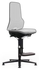 ESD stolička Neon 3, trvalo vodivá, sivá